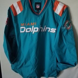 Miami Dolphins men windbreaker size Large